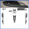 Toyota Corolla Carbon Fiber Interior Trim / Stickers Decals Cover (2007–2013)