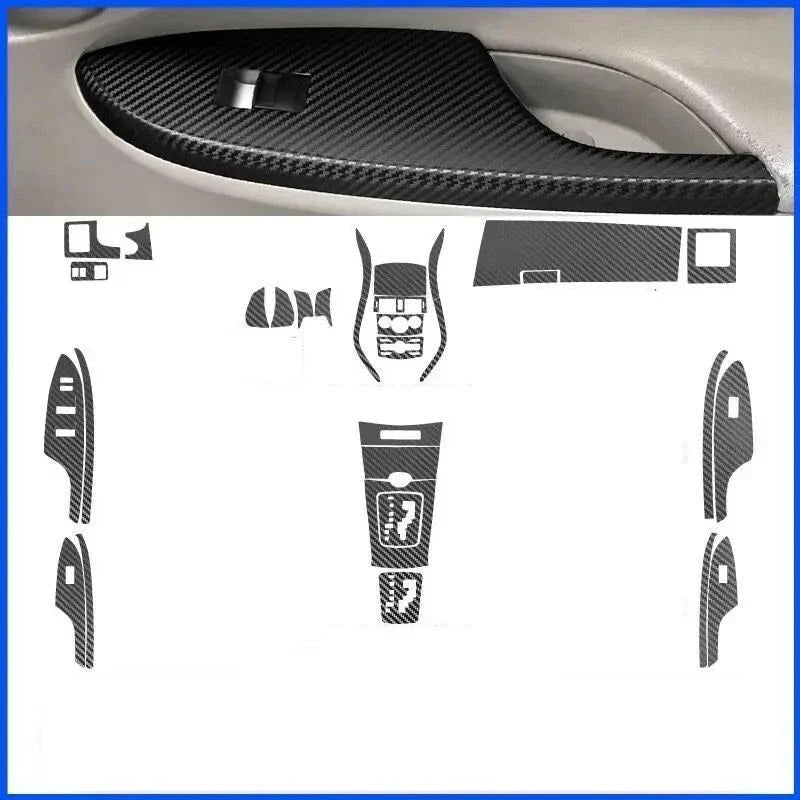 Toyota Corolla Carbon Fiber Interior Trim / Stickers Decals Cover (2007–2013)