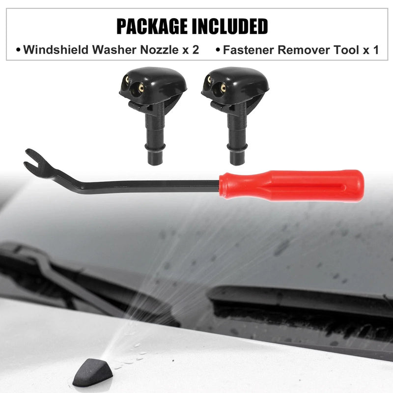 Mitsubishi Lancer 3 x Front Windshield Washer Nozzles (1995-2005)