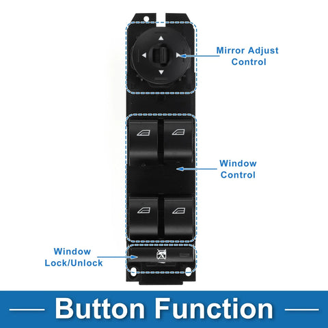 Ford Escape, Focus, Transit Connect Power Window Switch (2013-2019)