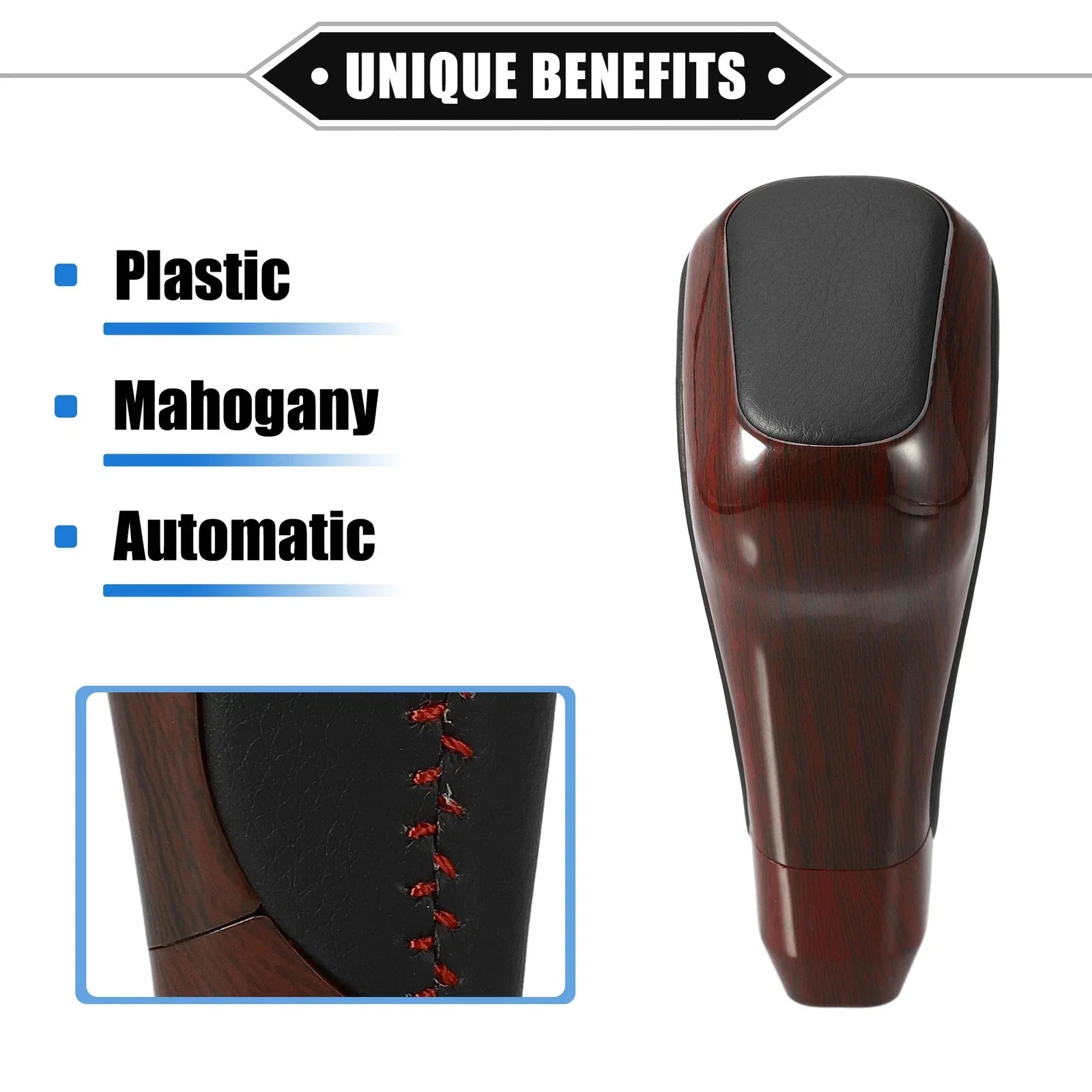Automatic Gear Shift Knob for Toyota 4Runner (2012-2021) Faux Leather Wood