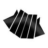 Kia Forte K3 6 x Gloss Black Door Window Centre Pillar Post Covers (2019-2021)