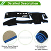 Lexus ES 2019-2022 Sun Protector Pad Black Blue Dashboard Cover Mat