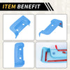 Jeep Wrangler JL JLU (2018-2024) Light Blue Rear Door Latch Lock Cover Trim