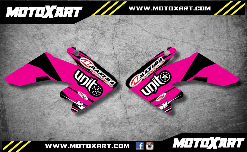 Honda CRF 50 DIGGER PINK STYLE Tank Graphics (2004-2017)