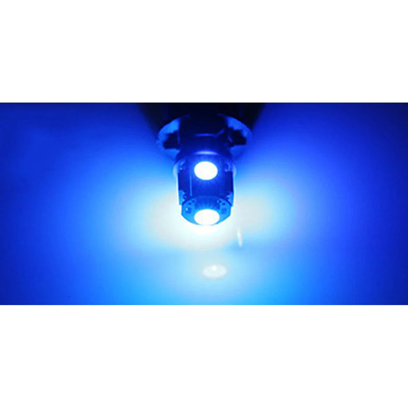 T10 License Plate 10x Blue LED Dash Cluster Light Bulbs (Fits Various Years)