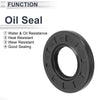 Make Model Oil Seal 28x55x7mm Nitrile Rubber Black 5 Pcs