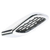 Fender Cover Car Lateral Air Vent Left Silver Chrome