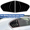 BMW 5-Series 4DR Rear Side Window Louver Shutter Vent Cover (2011–2017)