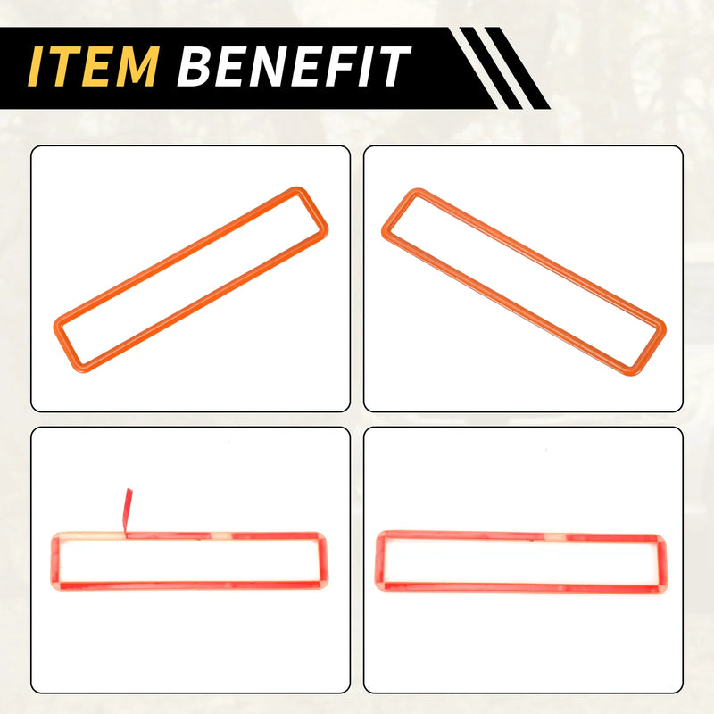 Jeep Wrangler JK (2011-2017) Orange Emergency Light Switch Panel Trim