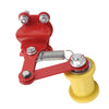 ATV Dirt Bike Red & Yellow Universal Bolt On Chain Tensioner Roller Adjuster