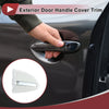 Toyota Corolla Pearl White Exterior Door Handle Cover Trim (2014-2018)