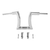 Harley Softail Chrome 14in Rise 2in Hanger Bar Risers