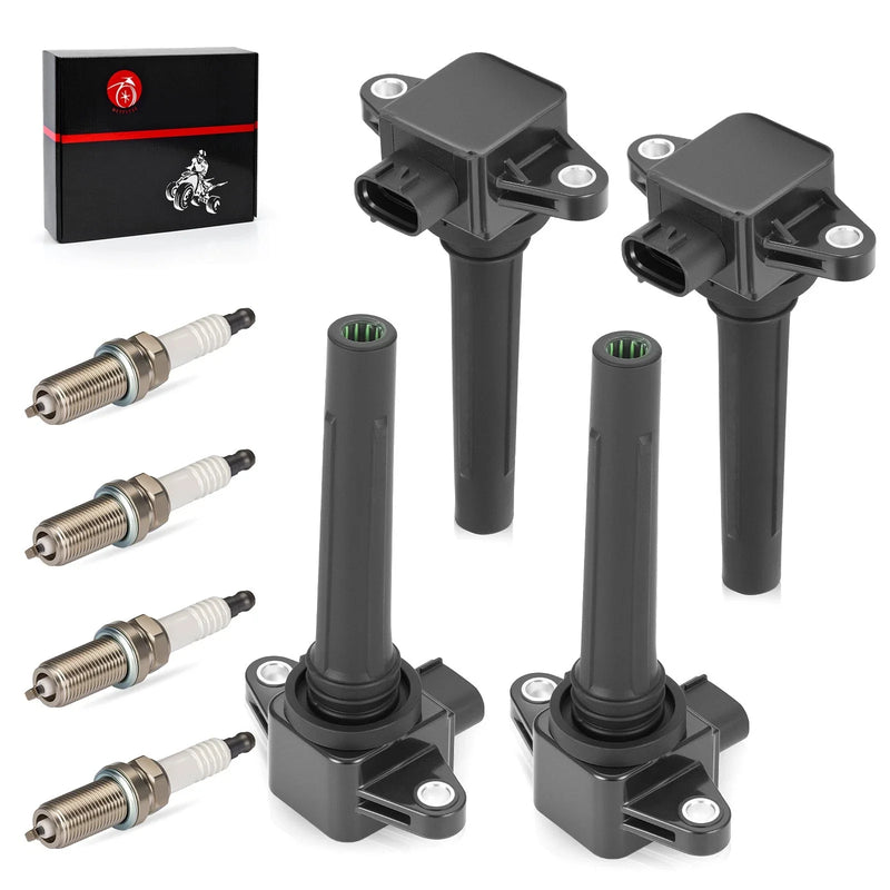 Yamaha TX1800 AR190 SX190 4Pcs Ignition Coils w/ Spark Plug (2019–2023)
