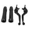 BMW C650GT C600 Black Extendable Brake Clutch Levers Grips Set (2012-2016)