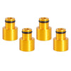 Honda Civic Acura B16 4x Brass Engine Fuel Injector Top Adapters