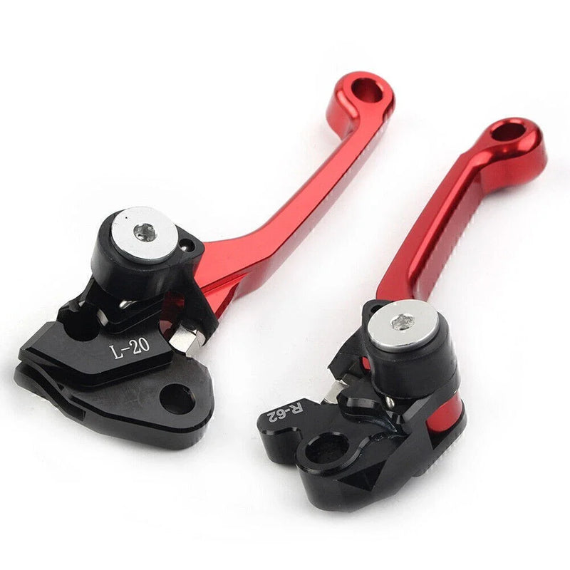 Suzuki RMZ450 Red Brake Clutch Levers (2005-2022)