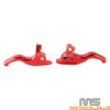 Harley Touring Road Glide FLTRU FLHR Finger Clutch & Brake Levers Red (2009-2023)