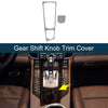 Porsche Panamera (2010-2016) Silver Tone ABS Gear Shift Knob Cover Sticker