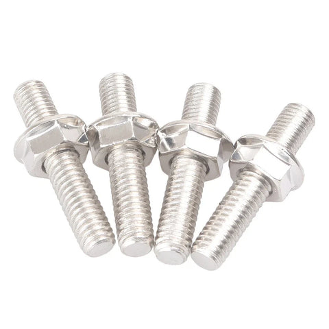 Harley Sportster XL883 XL1200 Dyna 4X Steel Exhaust Port Studs & Nuts