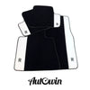 Rolls Royce Phantom Sedan (2003-2016) - White Leather AutoWin Floor Mats