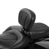 Harley Touring Road Glide Black Front Driver Backrest Pad (2009-2023)