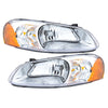Headlight Set For 01-06 Dodge Stratus 01-03 Chrysler