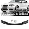 BMW 1 Series E82 E88 Carbon Look Front Bumper Lip Spoiler (2007-2010)