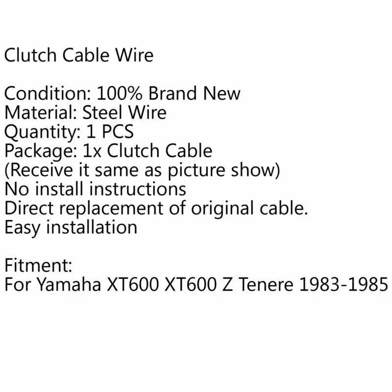 Yamaha XT 600 Z Tenere Clutch Cable (1983-1985)