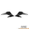 Honda CB650R Black Universal Winglets Side Fin Trim Covers (2018-2023)