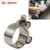 Motorcycle 36-39mm Stainless Steel Exhaust Pipe Clamp (No Year)