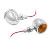 Motorcycle Indicator / Round / Orange Turn Signal Light