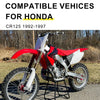 Honda CR125R 2 x Radiator Louver Guard White (1992–1997)