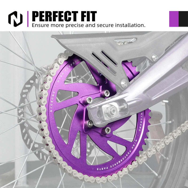 Surron Light Bee X (2018-2023) Aluminum Purple 58T Rear Chain Sprocket