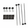 Universal 4 x Car Electric Radiator Fan Tie Straps Mounting Zip Ties (N/A)