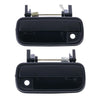 Toyota Hilux 2 x Front Door Handle Outer Textured Black (1988-1997)