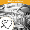 BMW 525i 530i (2004-2005) 1 x Radiator Hose Rubber Black