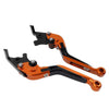 Honda CBR650R CB650F CNC Orange Extendable Brake Clutch Levers (14-23)