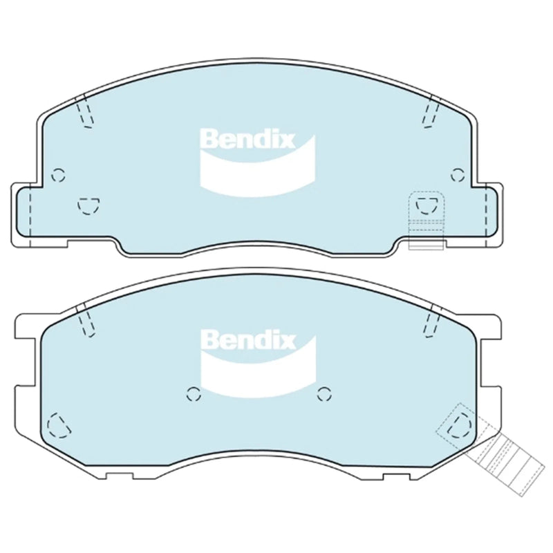 Toyota Spacia SR40R Front Disc Brake Pad Set (1997–2001)