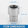 Porsche 3/4-Inch Anti-Theft Wheel Lock Lugnut Removal Key Socket
