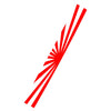 60" Car Rising Sun Japan Daily Low Strip Windshield Sticker