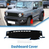 Toyota Highlander 2021-2024 Black Blue Dashboard Cover Mat