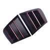 Dodge Charger Side Window Louver Scoop Covers (2011 - Present)