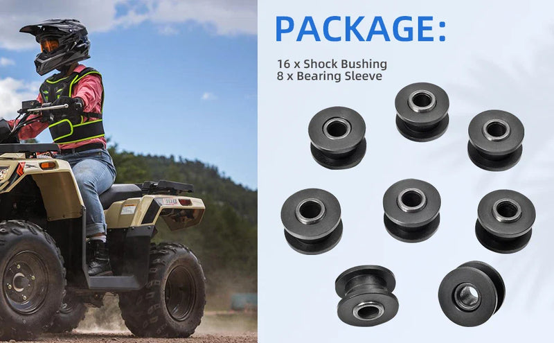 Arctic Cat 250-700 4x Shock Bushing Bearing Sleeve Kit