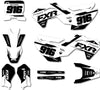 Husqvarna TC 50 BURN Style Decals Graphics Kit (2024-2025)