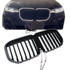 BMW X7 G07 1x Black Front Kidney Grille (2019-2022)