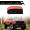 Ford F-150 (2015-2020) Carbon Fiber Red Console Lid Armrest Cover