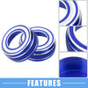 Chevy Camaro Blue AC Vent Ring Covet Trim (2017-2021)