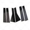 Jeep Grand Cherokee 6 x Black Pillar Post Cover Trims (2011-2021)
