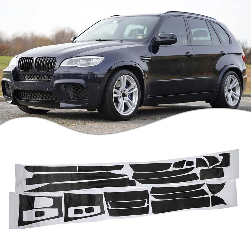 Car Interior Sticker Decals 3D Carbon Fiber Cover